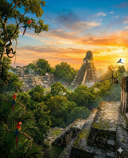 Transporte turístico a Tikal Petén Guatemala